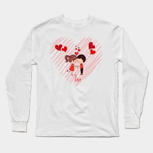 love is love for Valentine's Day Long Sleeve T-Shirt